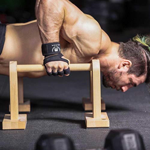 Mava Sports Cross Training Gloves with Wrist Support for Fitness, WOD, Weightlifting, Gym Workout & Powerlifting - Silicone Padding, no Calluses - Men & Women, Strong Grip