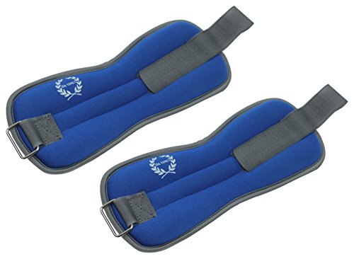 Da Vinci Adjustable Ankle or Wrist Weights, Sold in Pairs (Blue)