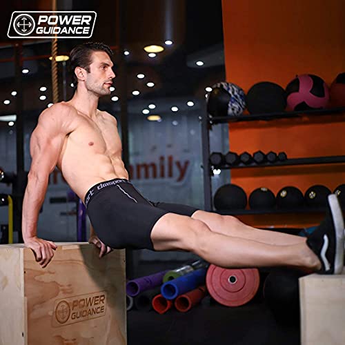 POWER GUIDANCE 3 in 1 Wood Plyometric Jump Box, Plyo Box for Jump Training and Conditioning - 30''/24''/20'', 24''/20''/18'', 16''/14''/12''