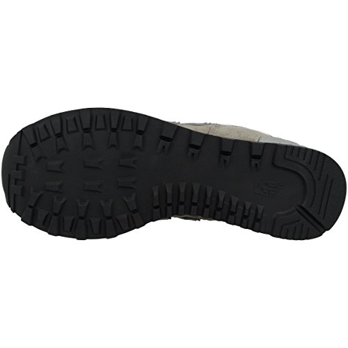 New Balance Womens wl574esm Low Top Lace Up Fashion Sneakers, Grey, Size 7.0