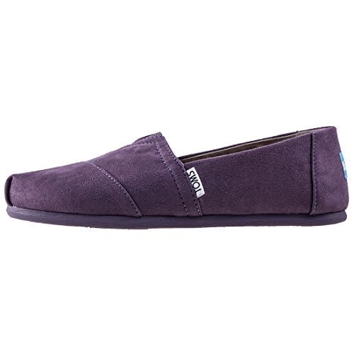 TOMS Women's Alpargata Microfiber Shoes Black Plum Size 10