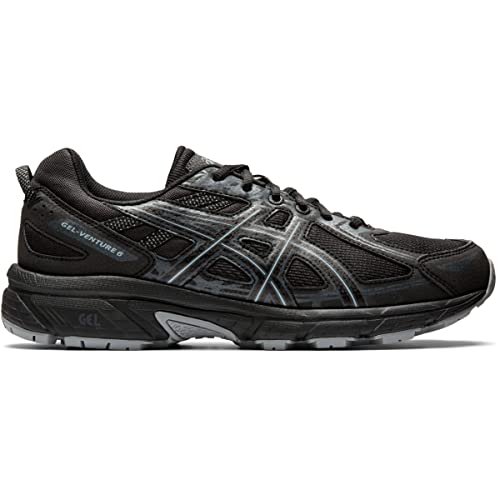 ASICS Men's Mens Gel-Venture 6 Athletic Shoe, Black/Phantom/mid Grey, 9.5 Medium US