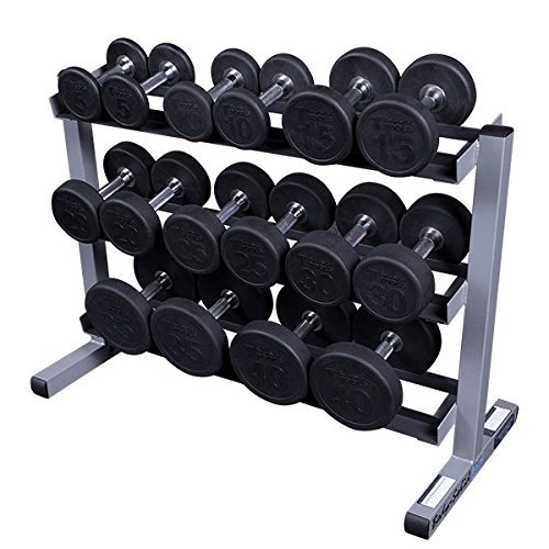 Body-Solid Three-Tier Horizontal Dumbbell Rack (GDR363)