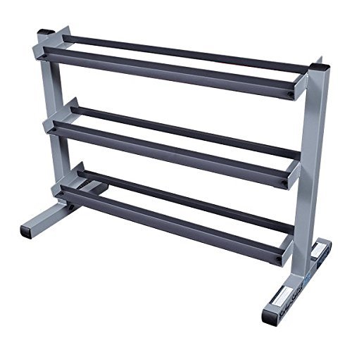 Body-Solid Three-Tier Horizontal Dumbbell Rack (GDR363)