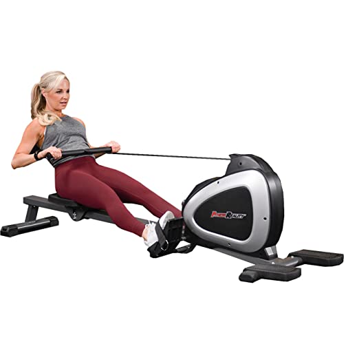 Fitness Reality 1000 Plus Bluetooth Magnetic Rower Rowing Machine with Extended Optional Full Body Exercises and Free App