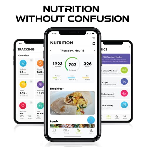 Fitness Reality 1000 Plus Bluetooth Magnetic Rower Rowing Machine with Extended Optional Full Body Exercises and Free App