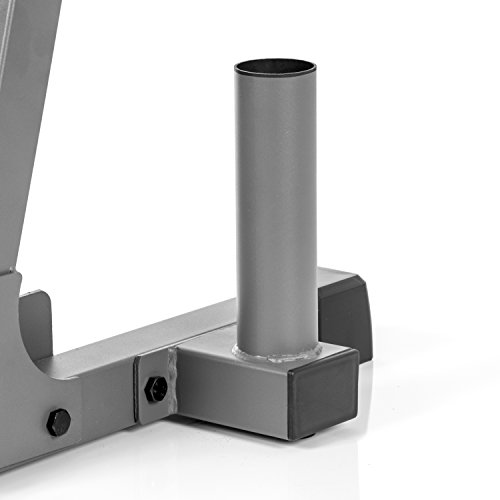 XMark All-in-One Dumbbell Rack, Plate Weight Storage and Dual Vertical Bar Holder, Design Patent Pending
