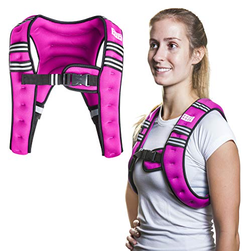 SWEATFLIX Weighted Body Vest for Men & Women: BodyRock Weight Vests for Training, Running, Crossfit or Walking - Fitness Gear &  Workout Equipment - 6 lbs
