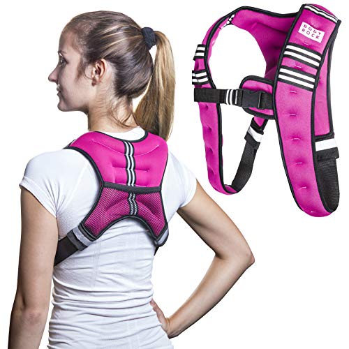 SWEATFLIX Weighted Body Vest for Men & Women: BodyRock Weight Vests for Training, Running, Crossfit or Walking - Fitness Gear &  Workout Equipment - 6 lbs