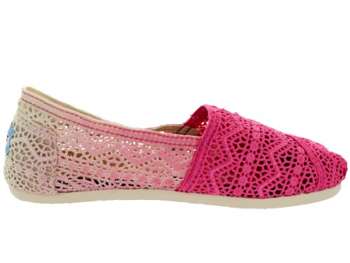 TOMS Women's Dyed Classics Fuschia Dip Casual Shoe 6.5 Women US