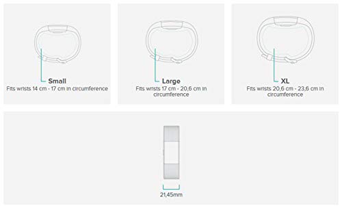 Fitbit Charge 2 Heart Rate + Fitness Wristband, Black, X-Large