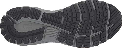 Brooks Mens Adrenaline GTS 19 Running Shoe - Grey/White/Ebony - D - 11.5