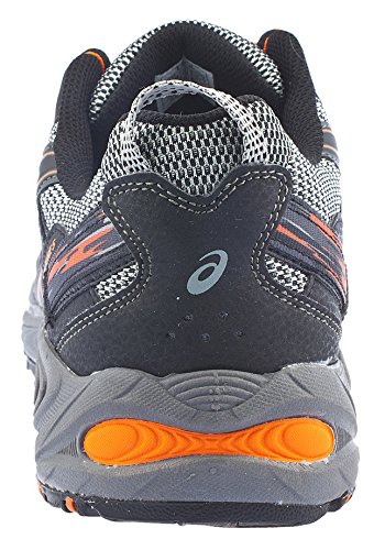 ASICS Men's Gel-Venture 5 Black/Shocking Orange Trail Running Shoe 11.5 M US