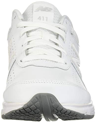 Men's White Lace-Up Walking Shoe, Size 15