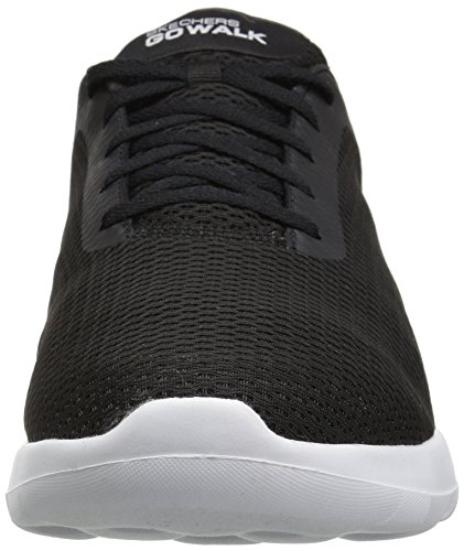 Skechers Men's Go Walk Max-54601 Sneaker, Black/White