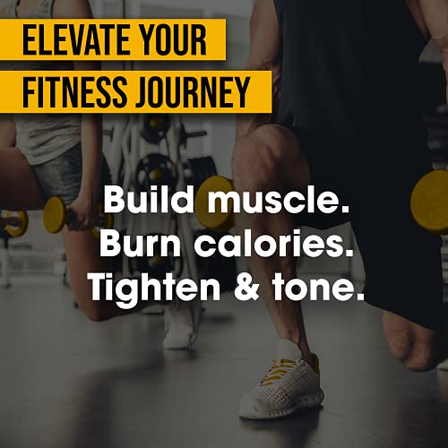 Workout Log Book & Fitness Journal - 25-Week Designed by Experts, w/ Illustrations : Track Gym, Bodybuilding & Crossfit Progress : Sturdy Binding, Thick Pages & Laminated, Protected Coverm, Pack of 2