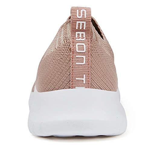 konhill Women's Walking Tennis Shoes - Lightweight Athletic Sport Gym Slip on Sneakers