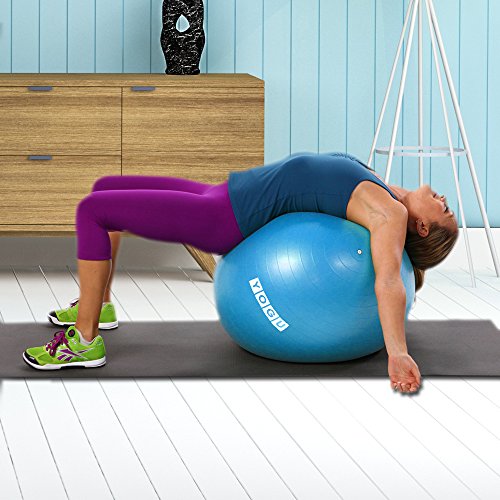 65cm YOGU Exercise Ball: Anti-Slip, Anti-Burst, 2000lbs