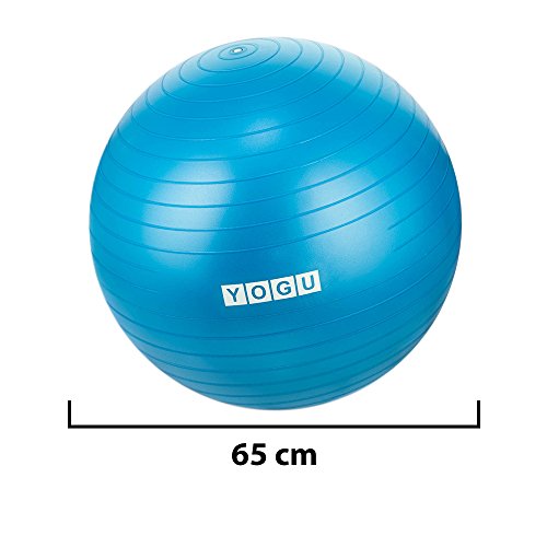 65cm YOGU Exercise Ball: Anti-Slip, Anti-Burst, 2000lbs