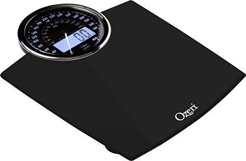 Ozeri Rev 400 lbs (180 kg) Bathroom Scale with Electro-Mechanical Weight Dial and 50 gram Sensor Technology (0.1 lbs / 0.05 kg)
