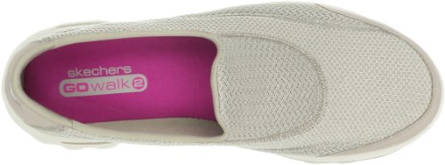 Skechers Performance Women's Go Walk 2 Slip-On Walking Shoe, Stone, 9 M US