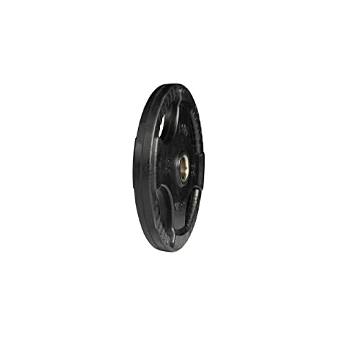 Body-Solid: Rubber Coated Olympic Weight Plate (1) with Anti-Slip Grip - Perfect for Strength Training, Home Gym, and Barbell Workouts, 35lbs
