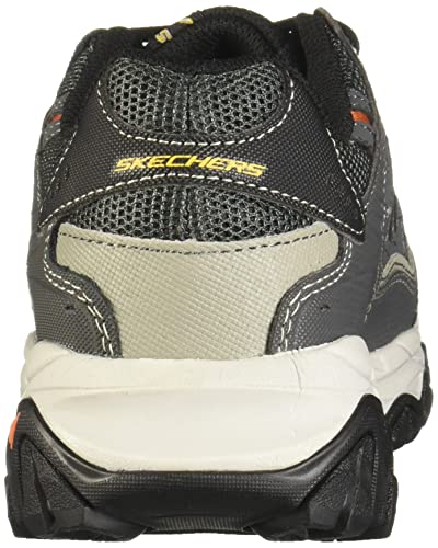 Skechers mens Afterburn M. Fit fashion sneakers, Charcoal