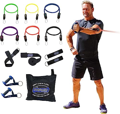Heavy-Duty Resistance Band Set with Assorted Weight
