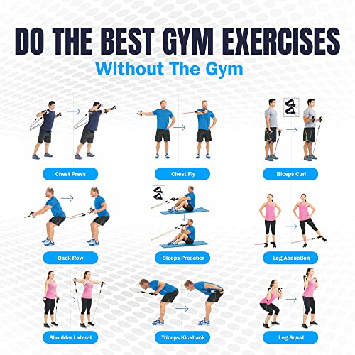 Heavy-Duty Resistance Band Set with Assorted Weight