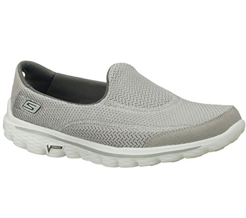 Skechers Performance Women's Go Walk 2 Slip-On Walking Shoe, Grey, 9 M US