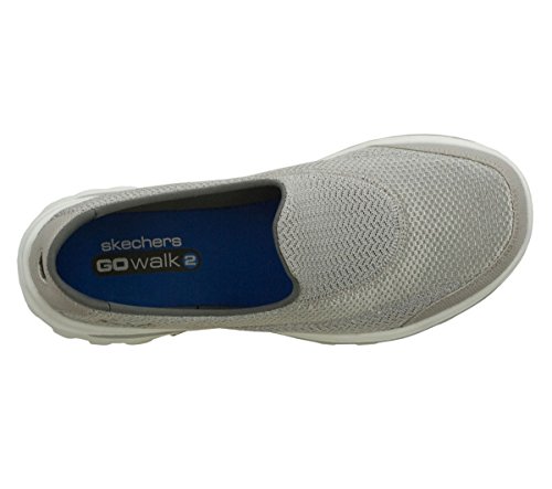 Skechers Performance Women's Go Walk 2 Slip-On Walking Shoe, Grey, 9 M US