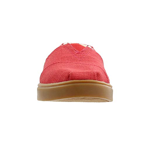 TOMS womens Alpargata Cupsole fashion sneakers, Brick Red Heritage Canvas Cupsole, 10 US