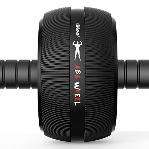 LiKee Ab Wheel Roller, Core Training Roller Abdominal Workout Equipment Exercise and Fitness Wheel at Home with Knee Pad and Anti-Slip Handles for Man Woman Gymnastics Home Gym