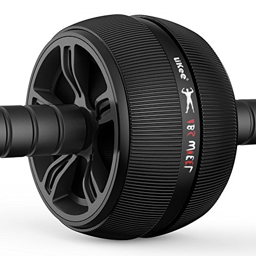 LiKee Ab Wheel Roller, Core Training Roller Abdominal Workout Equipment Exercise and Fitness Wheel at Home with Knee Pad and Anti-Slip Handles for Man Woman Gymnastics Home Gym