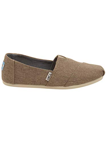 TOMS Women's Classics Desert Taupe Poly Canvas Loafer