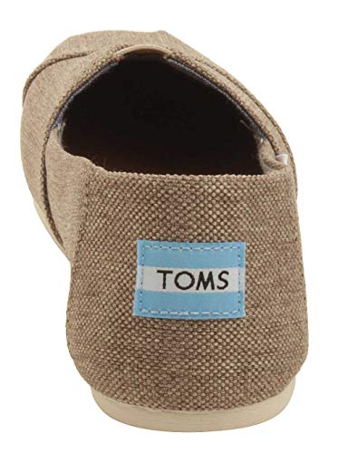 TOMS Women's Classics Desert Taupe Poly Canvas Loafer