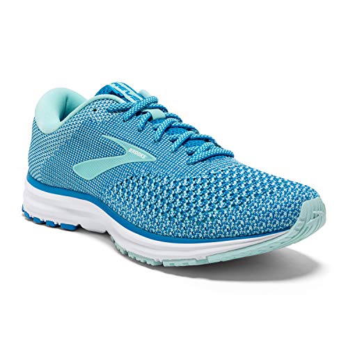 Brooks Womens Revel 2 Running Shoe - Blue/Island/White - B - 7.0