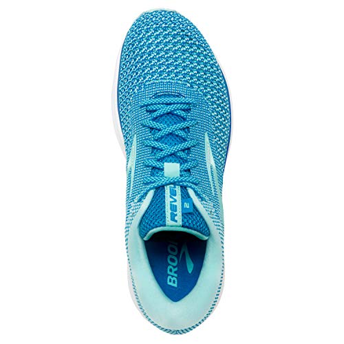 Brooks Womens Revel 2 Running Shoe - Blue/Island/White - B - 7.0