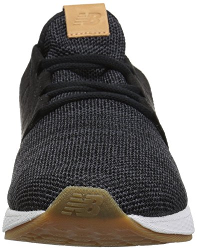 New Balance Women's Fresh Foam Cruz V2 Sneaker, Black/Magnet/White, 5 W US