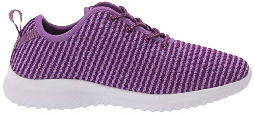YILAN Women's Fashion Sneakers Breathable Sport Shoes (8, Purple)