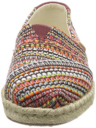 TOMS Espadrilles Cherry Tomato Woven 10013484 Women's Size 6.5