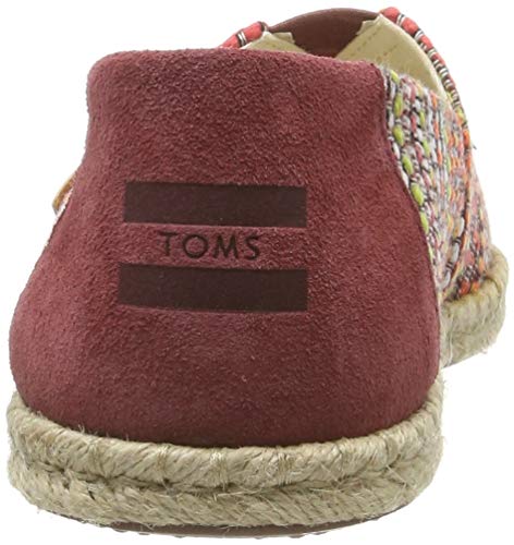 TOMS Espadrilles Cherry Tomato Woven 10013484 Women's Size 6.5