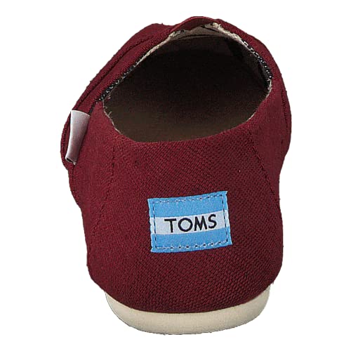 TOMS Women's Black Cherry Heritage Canvas ALPR ESP 10011678 (Size: 7)