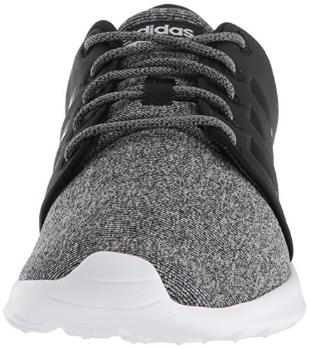 adidas Women's CloudfoamQT Racer Xpressive-Contemporary CloudfoamRunning Sneakers Shoes, Black/Black/Black, 8 M US