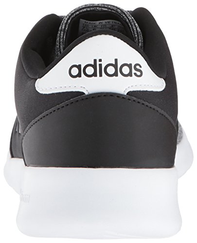 adidas Women's CloudfoamQT Racer Xpressive-Contemporary CloudfoamRunning Sneakers Shoes, Black/Black/Black, 8 M US