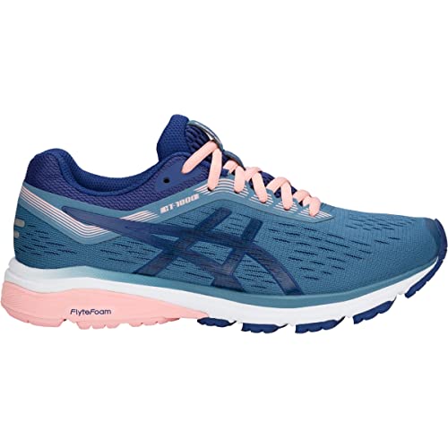 ASICS Women's GT-1000 7 Running Shoes, 9, Azure/Blue Print
