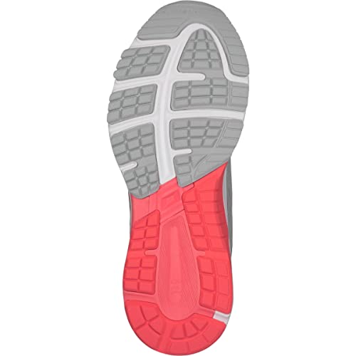 ASICS Women's GT-1000 7 Running Shoes, 7.5, MID Grey/Flash Coral