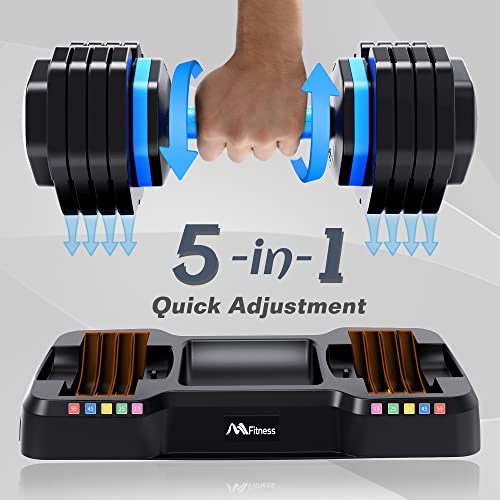 Merax Deluxe 71.5 Pounds Adjustable Dial Dumbbell