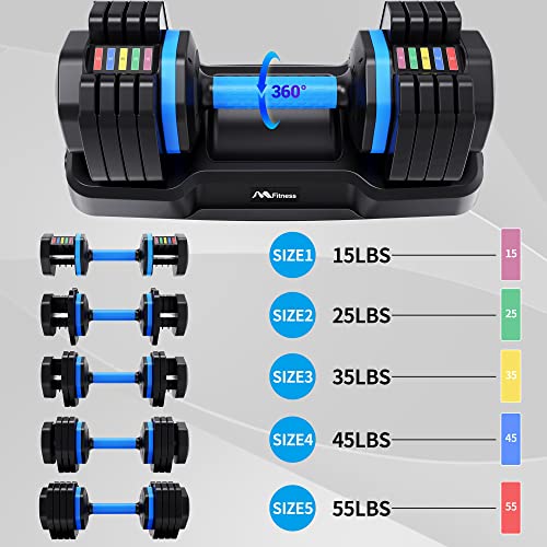 Merax Deluxe 71.5 Pounds Adjustable Dial Dumbbell