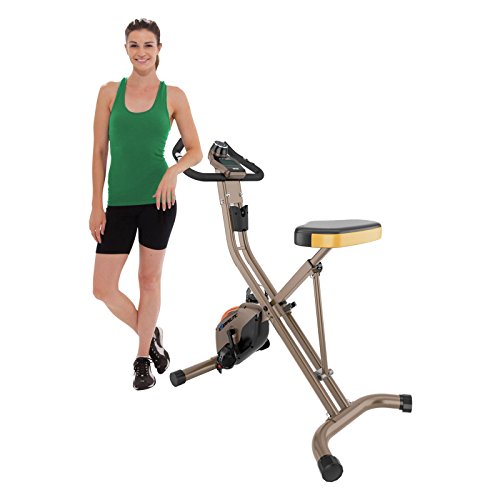 Exerpeutic GOLD 500 XLS Foldable Upright Bike, 400 lbs